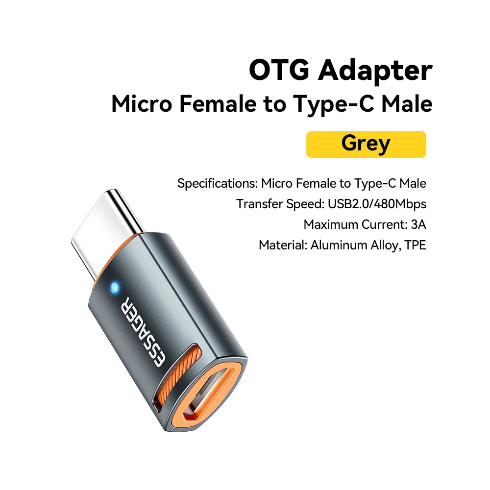 USB 3.0 OTG Adapter (Type-C / USB-A / Micro / Lightning Converter)