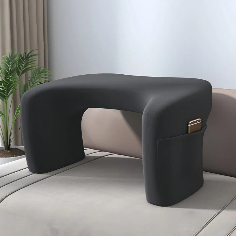 Memory Foam Pillow For Bed Reading Gaming Office Ergonomic Support Portable Knee Travel Pillow Adjustable Height Anti-Snoring