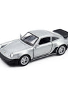 1/36 Scale Porsche 911 Turbo Toy Car Model Alloy Diecast Retro Racing with Pull Back Scale Model Car Toy for Boy Gift Collection