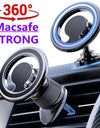 Magnetic Car Phone Holder Stand Magnet Car Mount Support GPS Mobile Bracket in Car For Macsafe iPhone 15 14 13 12 Samsung Xiaomi