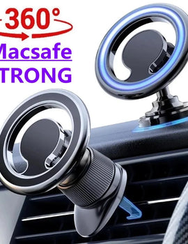 Magnetic Car Phone Holder Stand Magnet Car Mount Support GPS Mobile Bracket in Car For Macsafe iPhone 15 14 13 12 Samsung Xiaomi