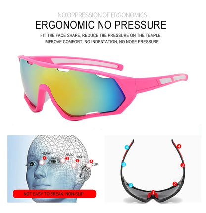 Cycling Sunglasses UV400 Glasses Outdoor Sport Goggles Fishing Running Hiking Riding Racing