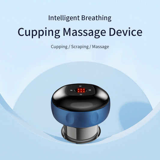 Intelligent Cupping Device Electric Cupping Massager LED Display 6-speed Vacuum Negative Pressure Scraping and Cupping