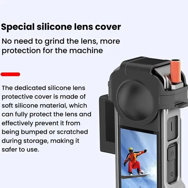 Metal Heat Dissipation ic Rabbit Cage for Insta360 X4 Aluminum Alloy Frame Panoramic Camera Accessories