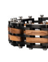 Fashion Bracelet for Metal Stainless Steel Wood Strap Jewelry Bracelets