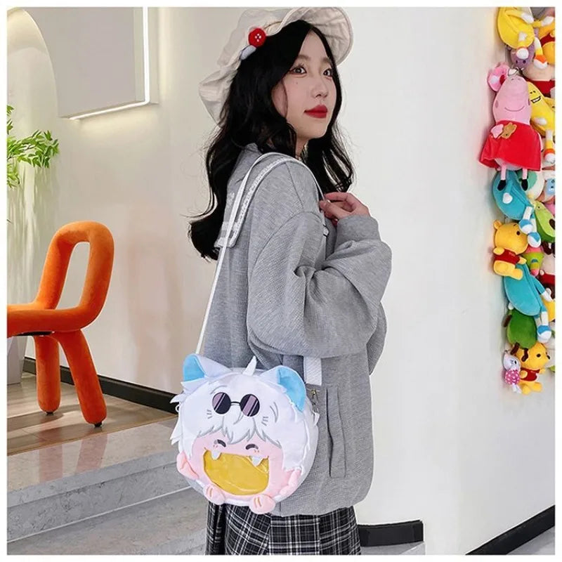 Anime Character Plush Itabag Backpack Soft Crossbody Bag