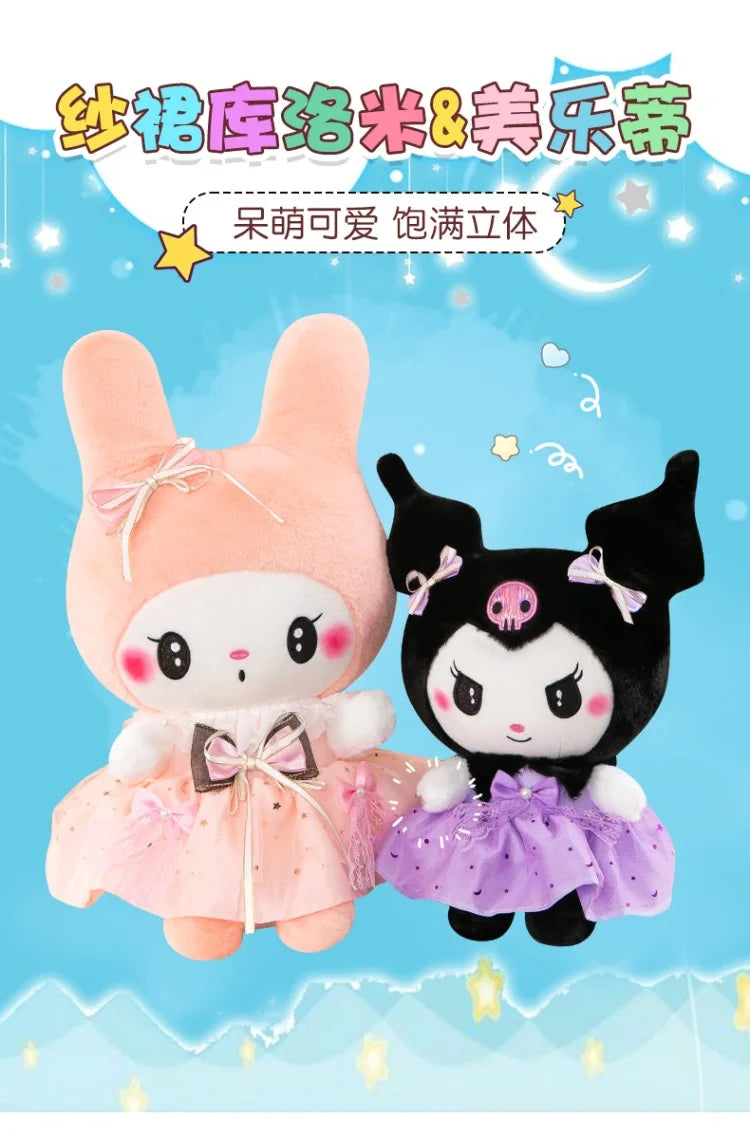 Cute Butterfly Dress Character Plush Stuffed Doll Toy
