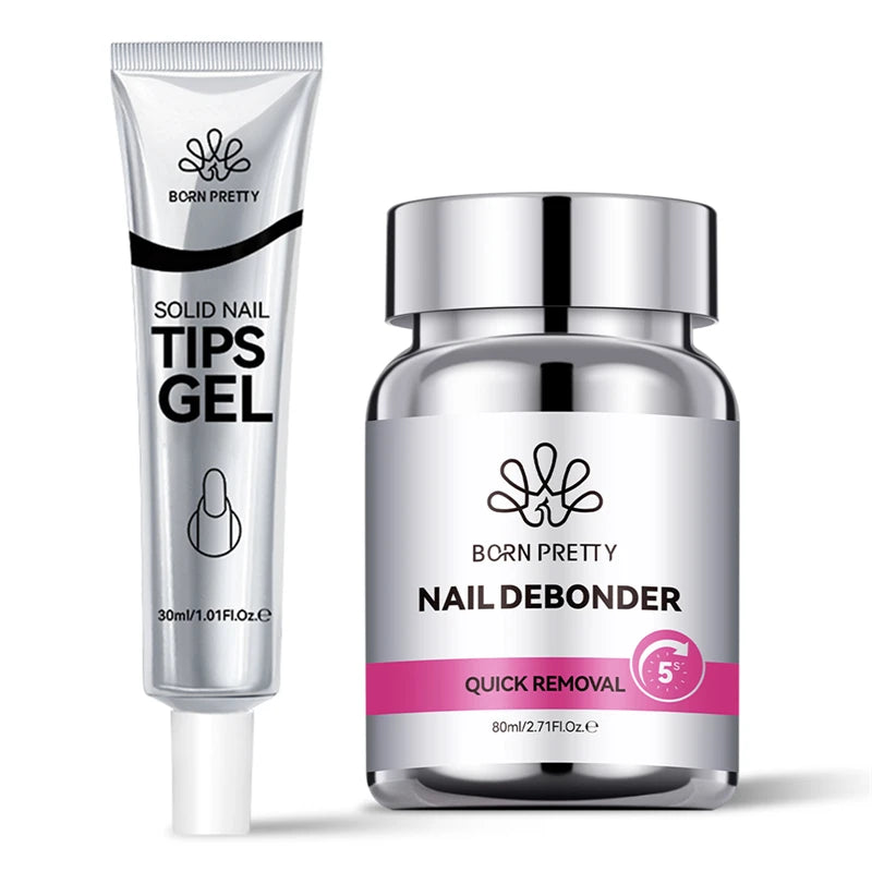 80ml Press-on Nail Debonder Glue Remover for Fake Nail Tips 5S Quick Removal No Harm To Nails And Tips Glue Tools