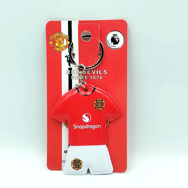 Football Jersey Keychain Soccer Team Shirt Bag Charm Sports Souvenir