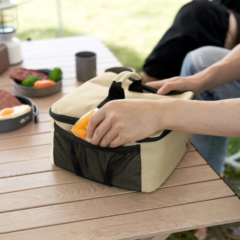 Outdoor Portable Cassette Stove Storage Bag Camping Long Gas Tank Anti-collision Storage Bag Handbag