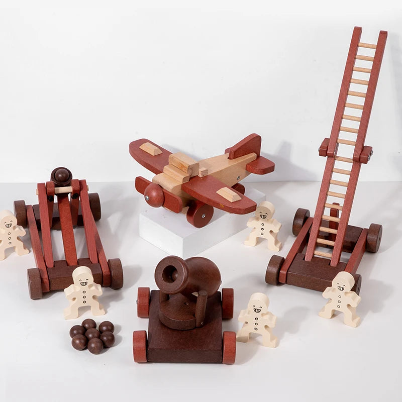 Wooden DIY Vehicle Assembly Toy Set