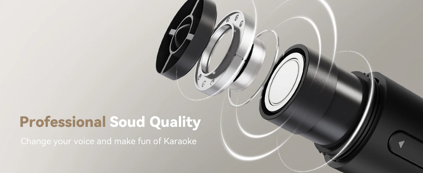 Puremic K3 Karaoke Machine with Dual Wireless Microphones, Rechargeable Dock, HDMI & AUX Support, Unlimited Songs Streaming System