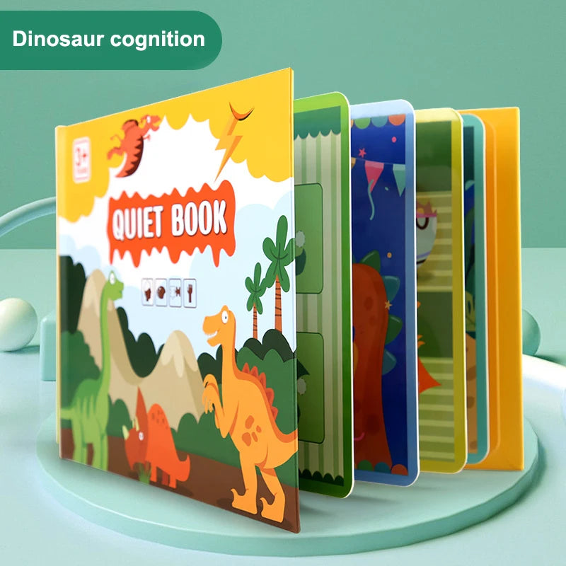 Montessori  Busy Book My First Quiet Book Paste Learning Educational Toys Books  Matching Game Toys for 1 to 3 Y