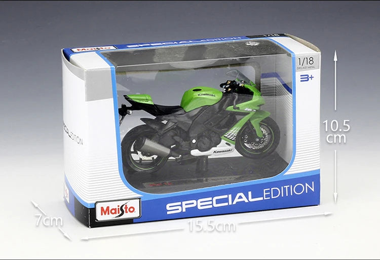 1 18 Scale Kawasaki Ninja ZX10R Diecast Motorcycle Model