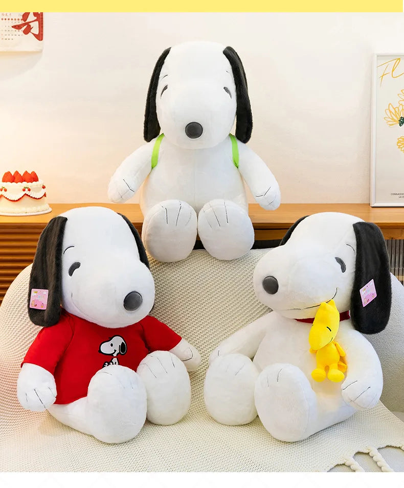 Cute Cartoon Dog Plush Backpack Soft Stuffed Pillow