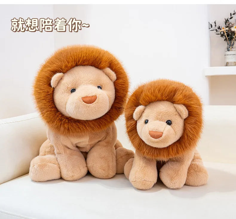 Mighty Lion Plush Stuffed Animal Sitting Lion Pillow