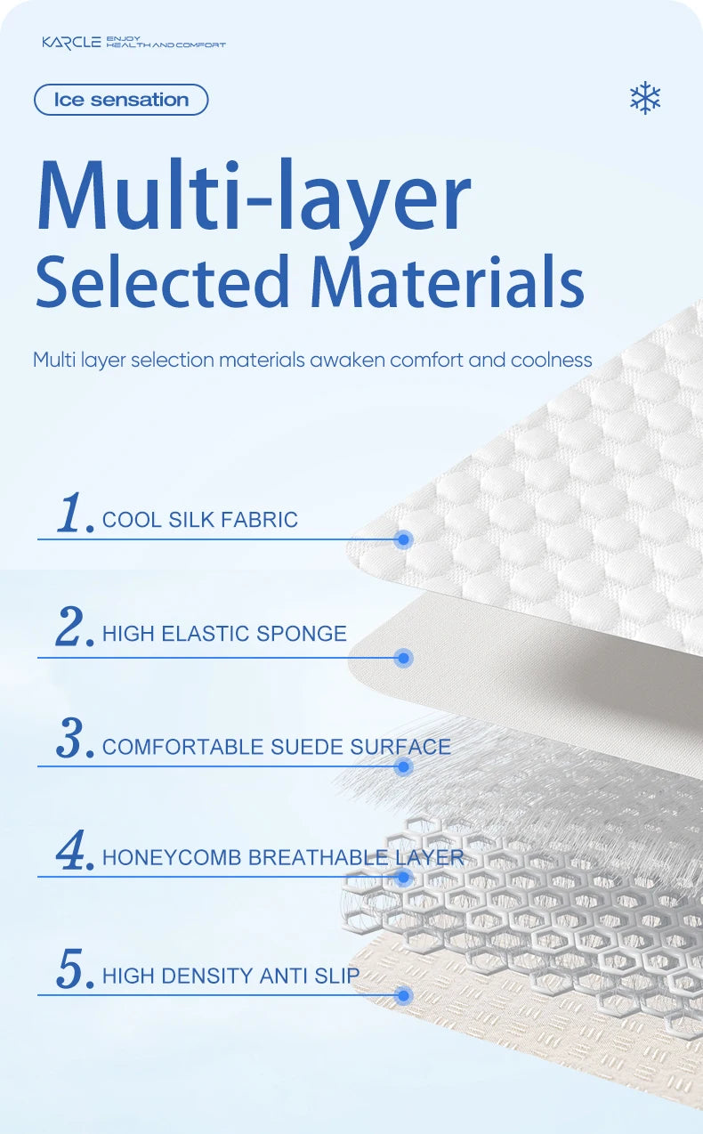 Summer Ice Silk Car Seat Covers Universal Front Rear Car Seat Cushion Auto Protect Mat Cooling Breathable Anti-slip Car Cover
