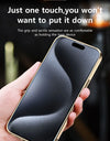 Genuine Leather Phone Case for iPhone 16 15 Pro Max 14promax Luxury Soft Edges Shockproof Camera Protection Cover