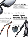 Vintage Punk Polarized Flip Up Sunglasses for Women Driving UV400 Eyeglasses