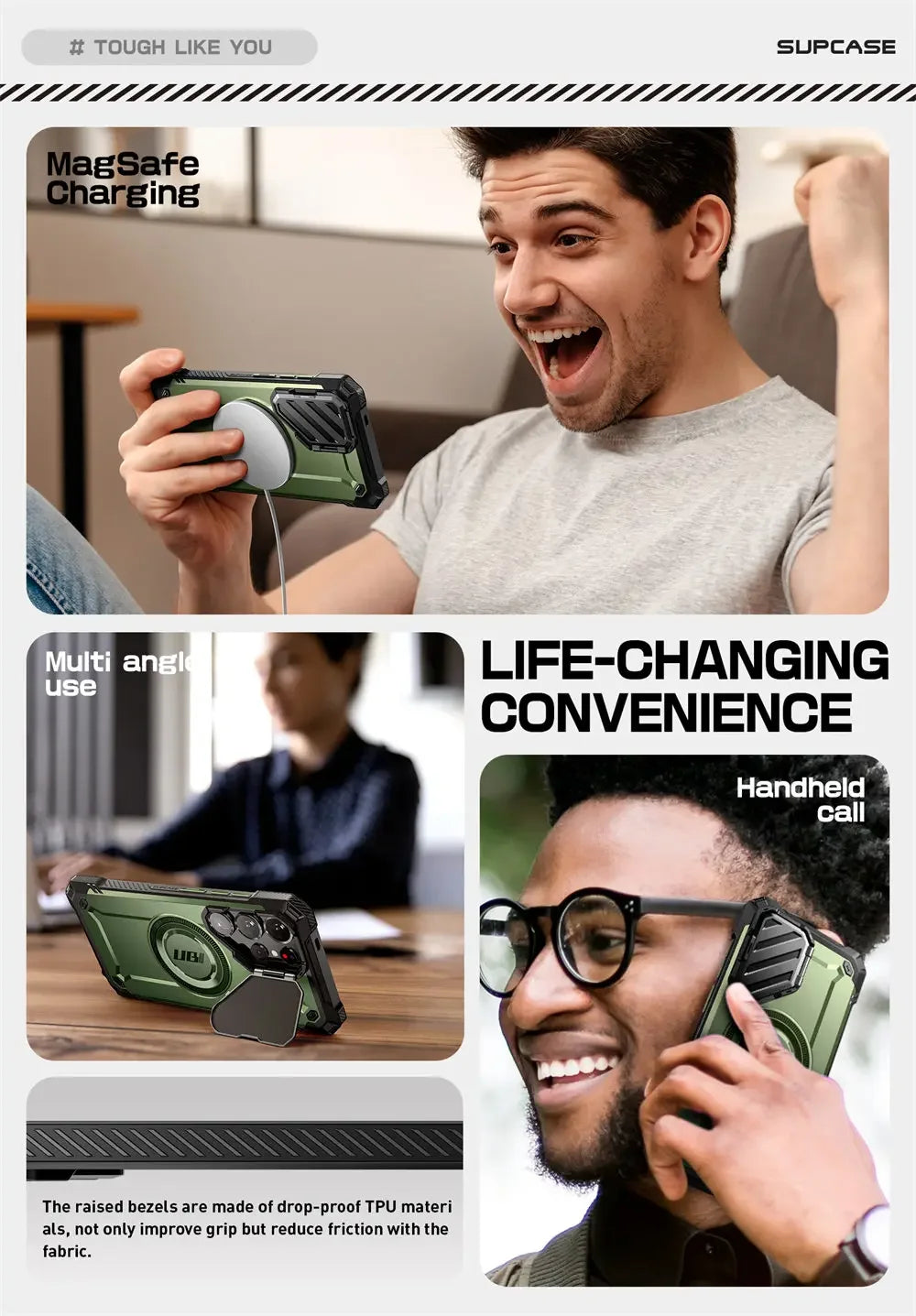 For Samsung Galaxy S25 Ultra Case UB Mag XT Heavy Duty Rugged Strong  Phone Case with Camera Cover Kickstand