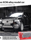 Simulation 1:32 Volvo XC90 SUV Alloy Diecast Metal Model Sound & Light Toy Car Central Control Ornaments Display Present For Boy