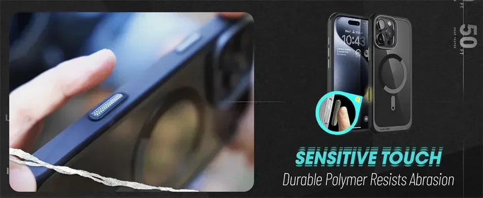 For iPhone 16 Pro Case with Camera Control Capture Button UB Mag Series Slim Protective  MagSafe Phone Case