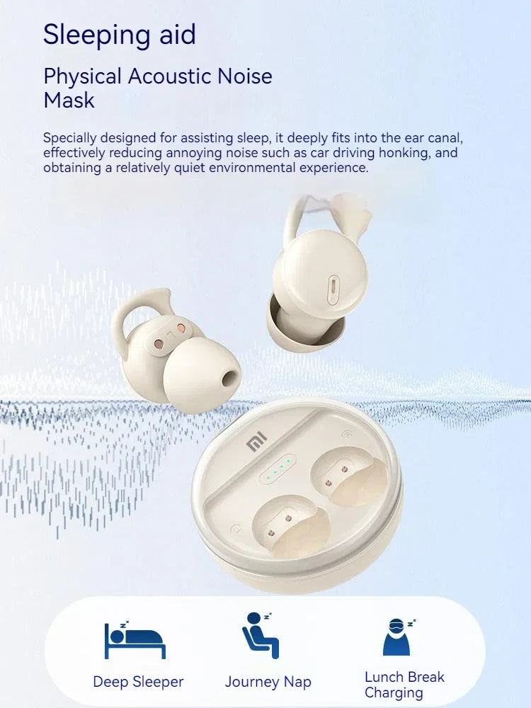 XIAOMI TWS Wireless Earbuds Bluetooth5.3 Sleeping Headphone Invisible Mini Earphone Noise Cancelling Comfortable Headset