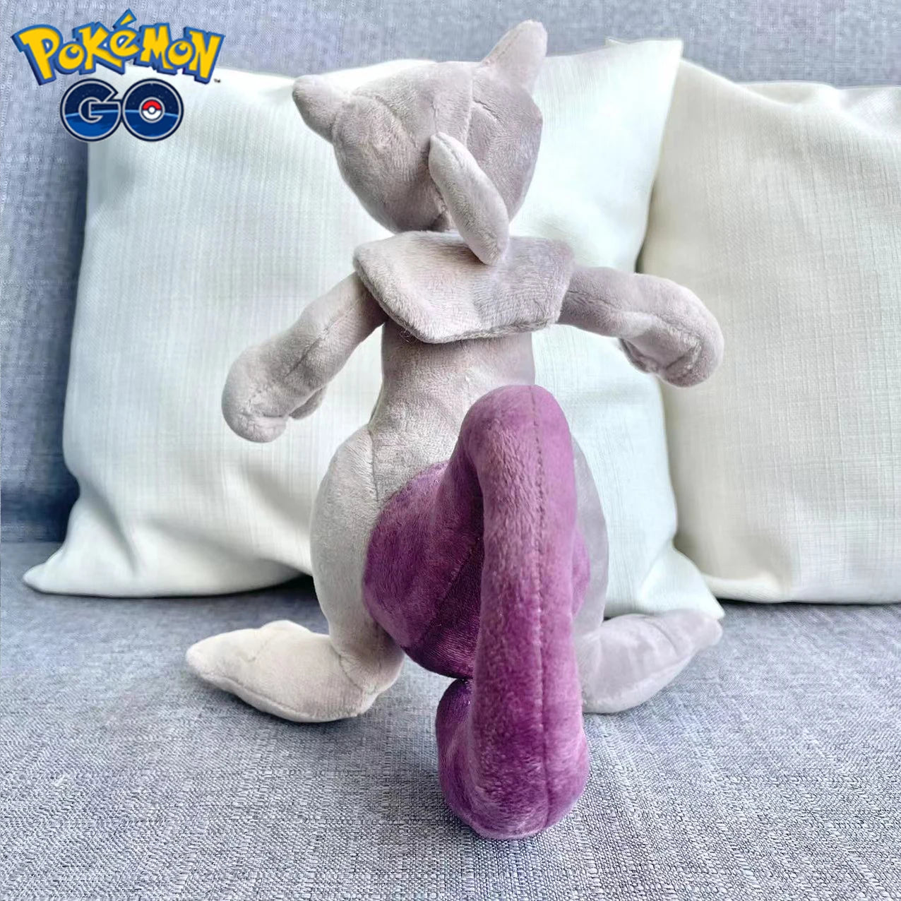 Mewtwo Plush Stuffed Animal Soft Sofa Pillow
