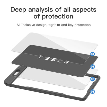 Applicable to Tesla Model 3 Model Y New Aluminum Alloy Key Card Car Card Key Protector Case Cover Full Cover Accessories