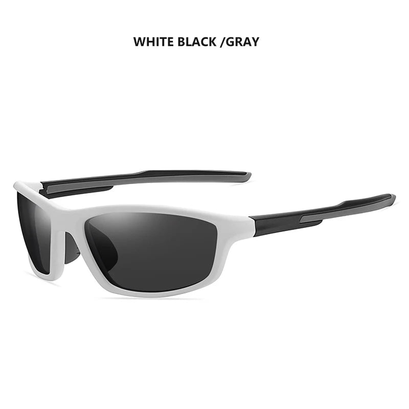 TR90 Polarized Outdoor Sports Sunglasses UV400 Mirror Anti-Glare Driving Glasses for Men Women