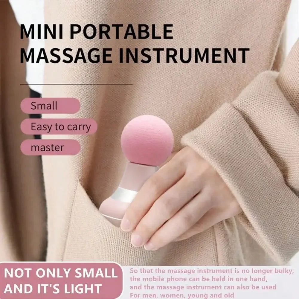 Mini Smart Rechargeable Muscle Massage , Full Body Relaxation And Recovery Device, Portable Fascia Release Massager