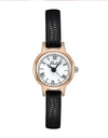 Classic Simple Women Watch Roman Numeral Dial Luxury Rose Gold Watch Case Office Lady Slender Wrist watch