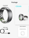 R06 Smart Ring Men Women, Heart Rate and Blood Oxygen Monitor, IP68 & 5ATM Waterproof, Multi-sport Mode