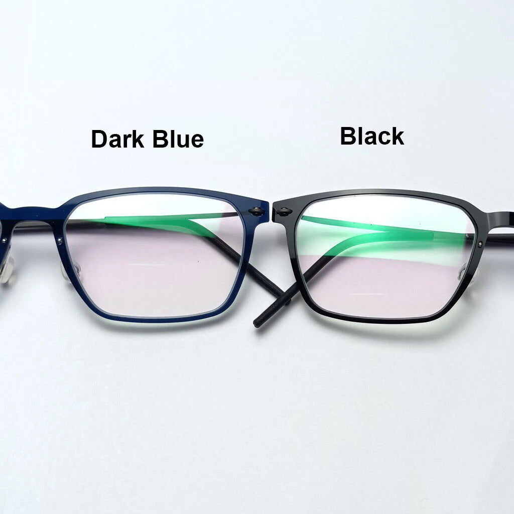 Rectangle Titanium Acetate Ultralight Eyeglasses Frame