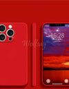 For iPhone 16 Pro Max Case Liquid Silicone Original Plain Rubber TPU Protector Case For iPhone 16 Pro Max Cover TPU Shockproof