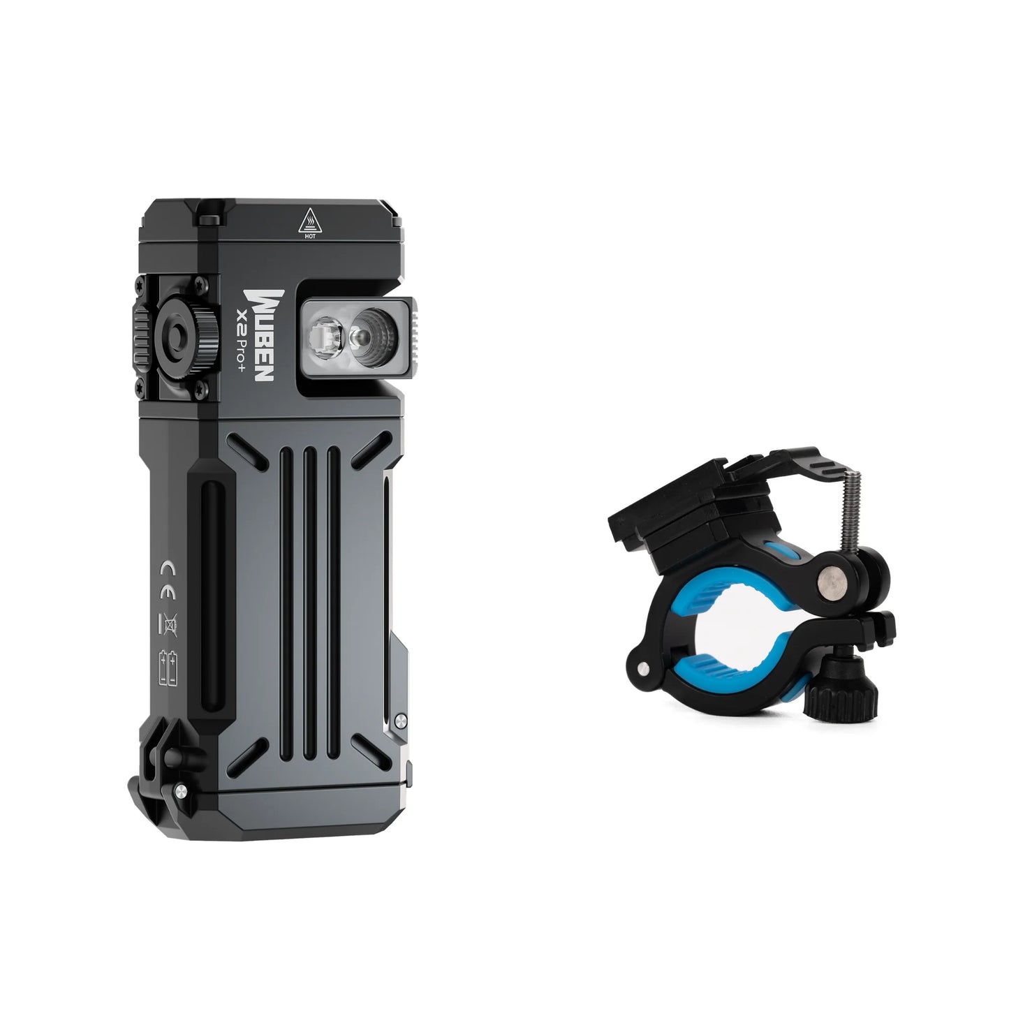 1500 Lumen Rechargeable Magnetic EDC Flashlight With Tiltable Side Light