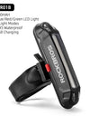 Bicycle Rear Light 500mAH USB Rechargable LED Lamp Bike Tail Light Safety Warning Seatpost Riding Cycling Taillight