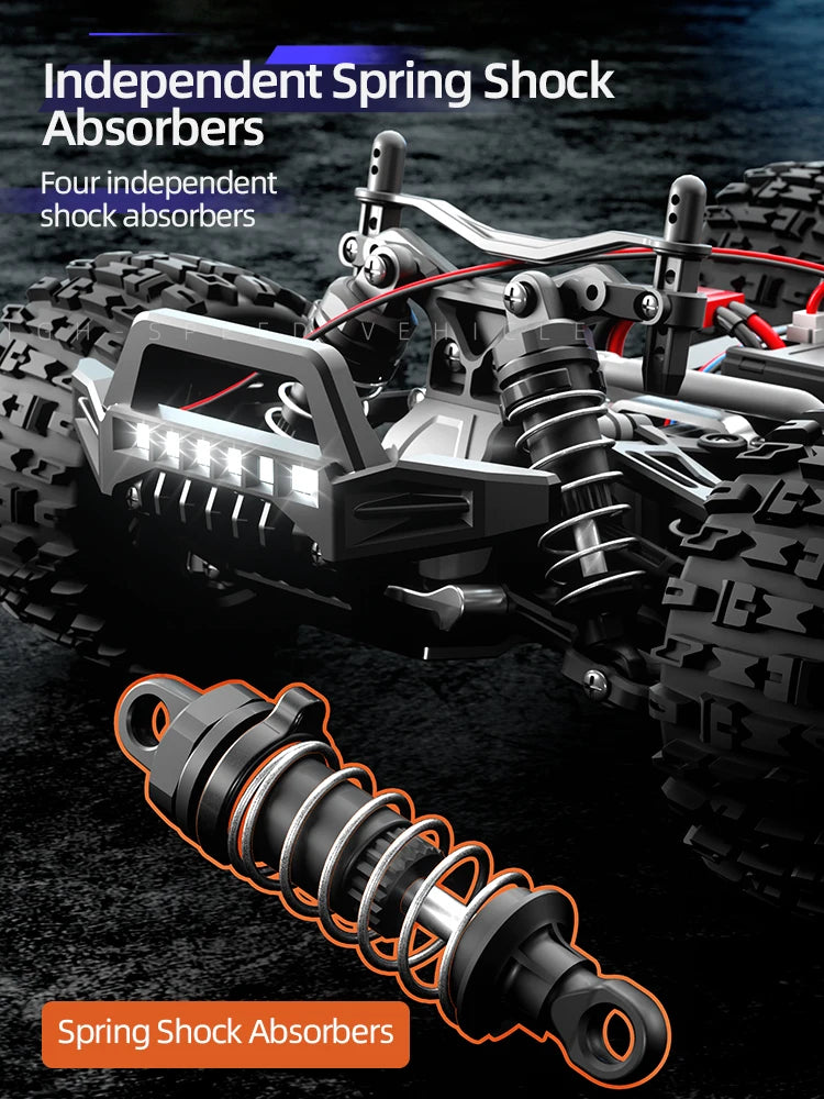 1 to 18 Scale 4WD High Speed Remote Control Monster Truck