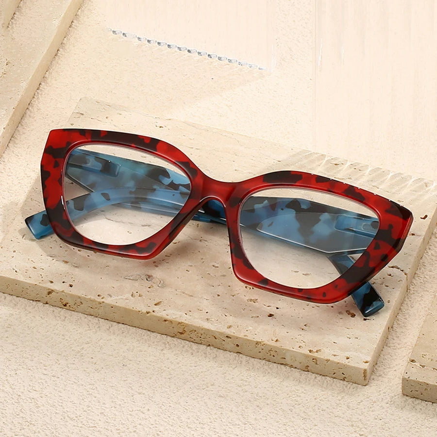 Retro Reading Glasses Butterfly Shaped Anti Blue Light Design Glasses Women Fashion Spring Eyeglasses Legs Reading Glass