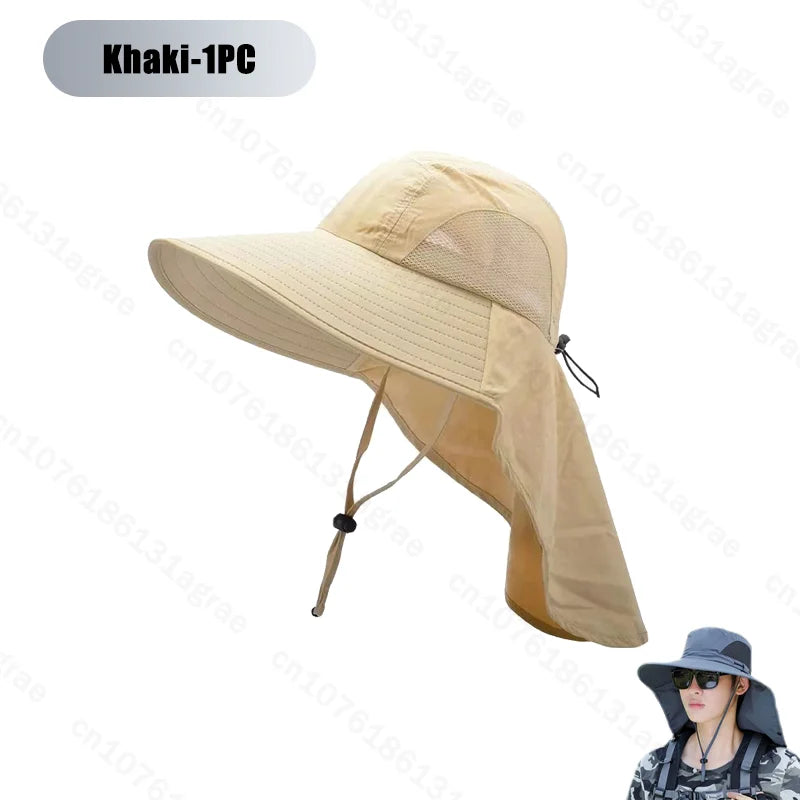 USB Cooling Fan Baseball Cap With Adjustable Fan