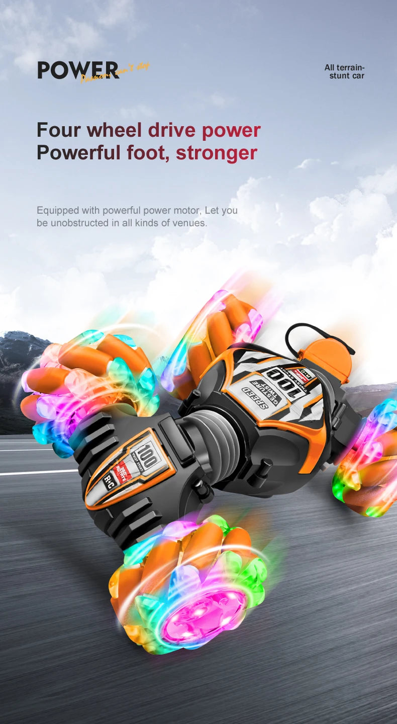 1 to 20 Scale Gesture Sensor 4WD Rotating Stunt Drift Remote Control Car