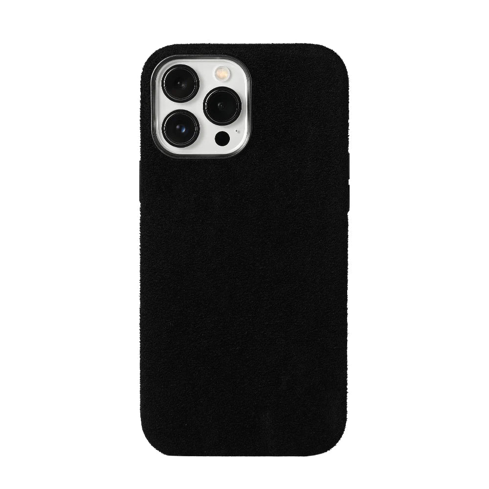 for Magsafe Case Soft Suede Fur Car Leather Phone Case for iPhone 14 Pro Max 14Pro 14 Plus  Back Cover