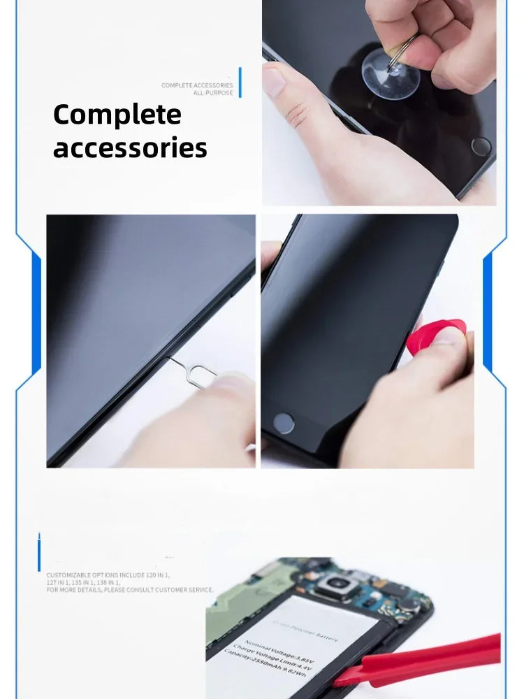 115 in 1  Precision Screwdriver Set Mini Repair Tool Kit for Computer Laptop Cell Phone PC MacBook Household Repair Tool