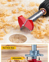 Forstner Drill Bit Diameter 35mm Carbide Hinge Hole Drill Bit Flat Wing Drill Hinge Reamer Adjustable Quickly Hole Puncher