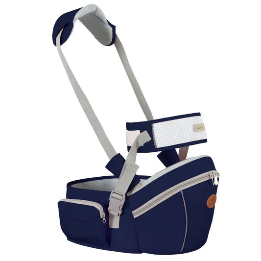 Ergonomic Carrier Portable Hip Seat Waist Stool Sling Front Facing Kangaroo Wrap Carrier For Gear