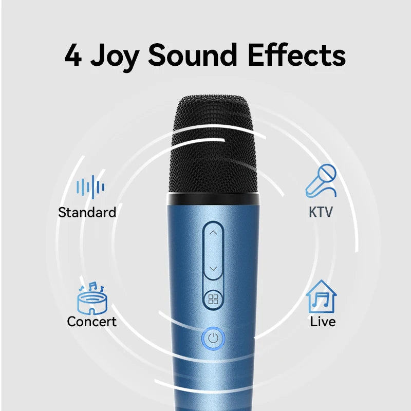 Official Samsung TV Wireless Karaoke Microphone, Puremic Rechargeable Mic with Bluetooth & AUX Receiver, Type-C Charging