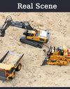 11CH RC Excavator 1:20 Remote Control Truck 2.4G RC Crawler Engineering Vehicle Excavator Truck Radio Control Toys Gifts