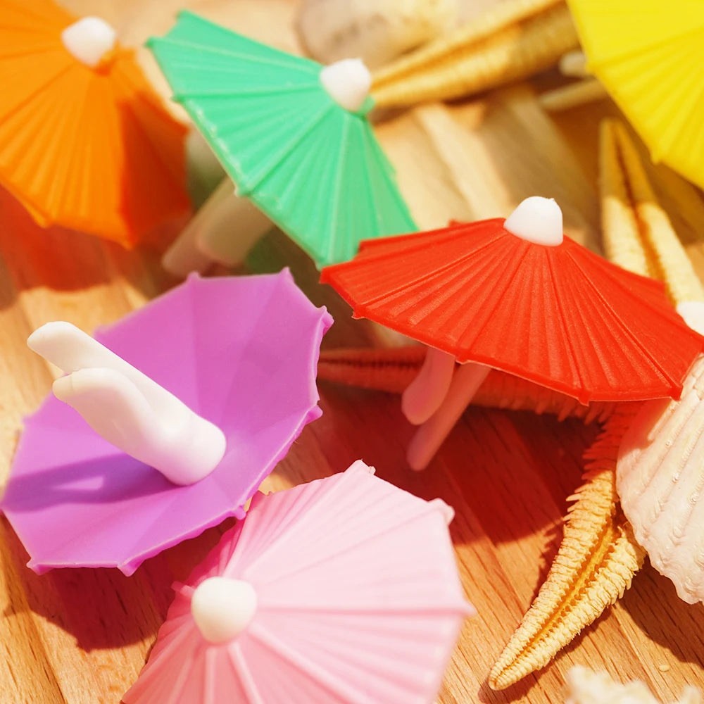 Umbrella Wine Glass Markers Drinking Cup Identifier Sign Mark Party Supplies Wine Glass Charm Labeling Party Supplie