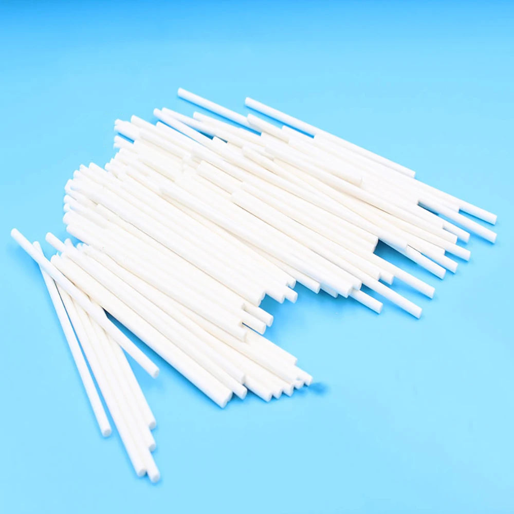100Pcs Eco-friendly Solid Paper Lollipop Sticks Cake Pop Sucker Sticks For Chocolate Sugar Candy Lollypop DIY Mold 10/15cm 10PCS