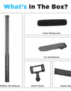 Shotgun Microphone Voice Recorder Audio Interface Home Studio for Canon Nikon Sony Filmmaking Interviews
